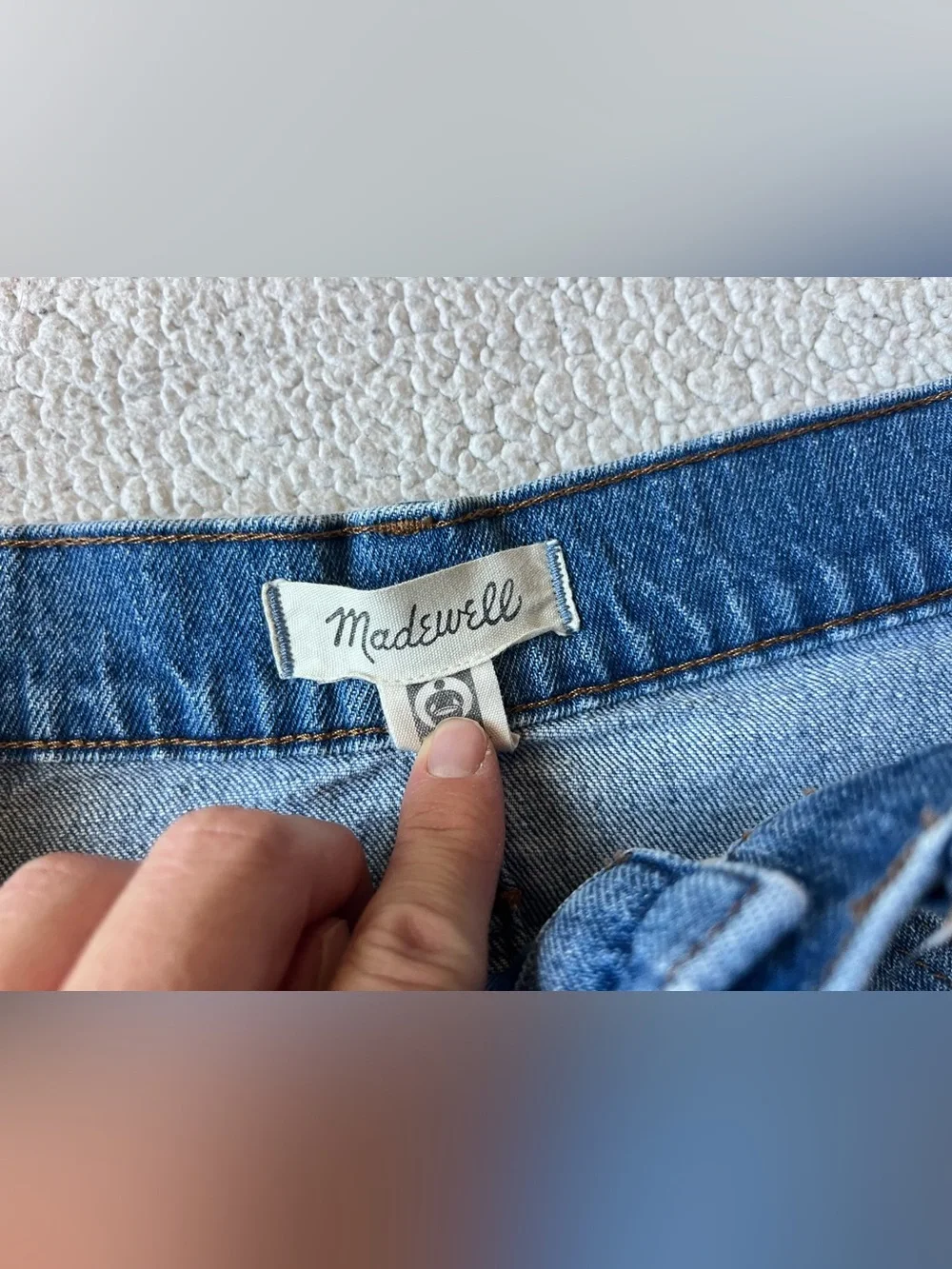 MADEWELL HIGH RISE DENIM SHORTS 29 WOMENS - Picture 5 of 9